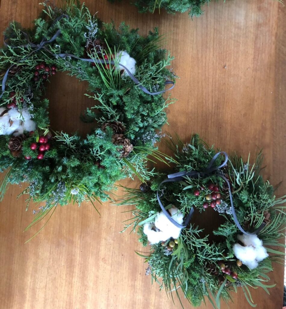 鶴見区　寺尾　クリスマスリースワークショップ